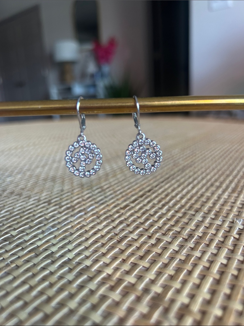 Touchstone Crystal by Swarovski Swirl Earrings